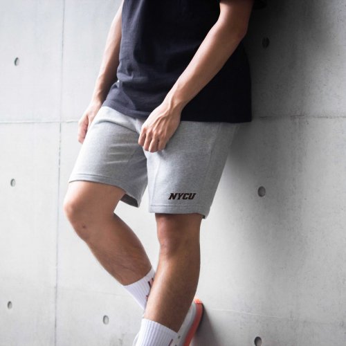 NYCU休閒有型棉短褲_灰